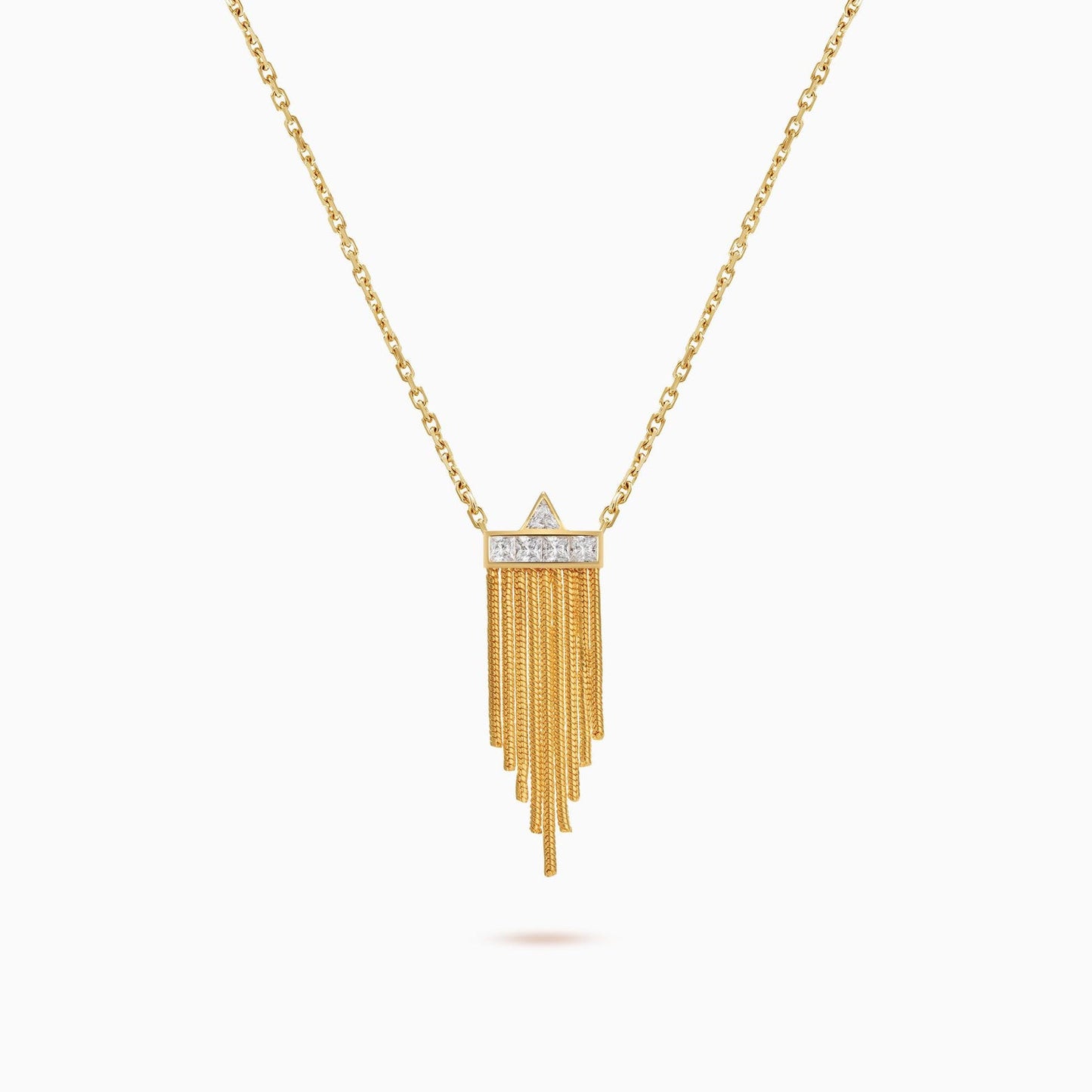 Gold Vermeil Mini Tassel Necklace