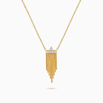 Gold Vermeil Mini Tassel Necklace