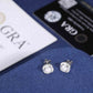 lab created diamond studs
