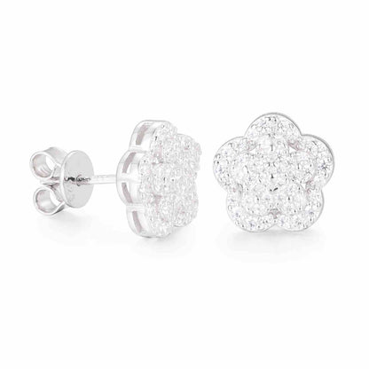 lab diamond stud earrings
