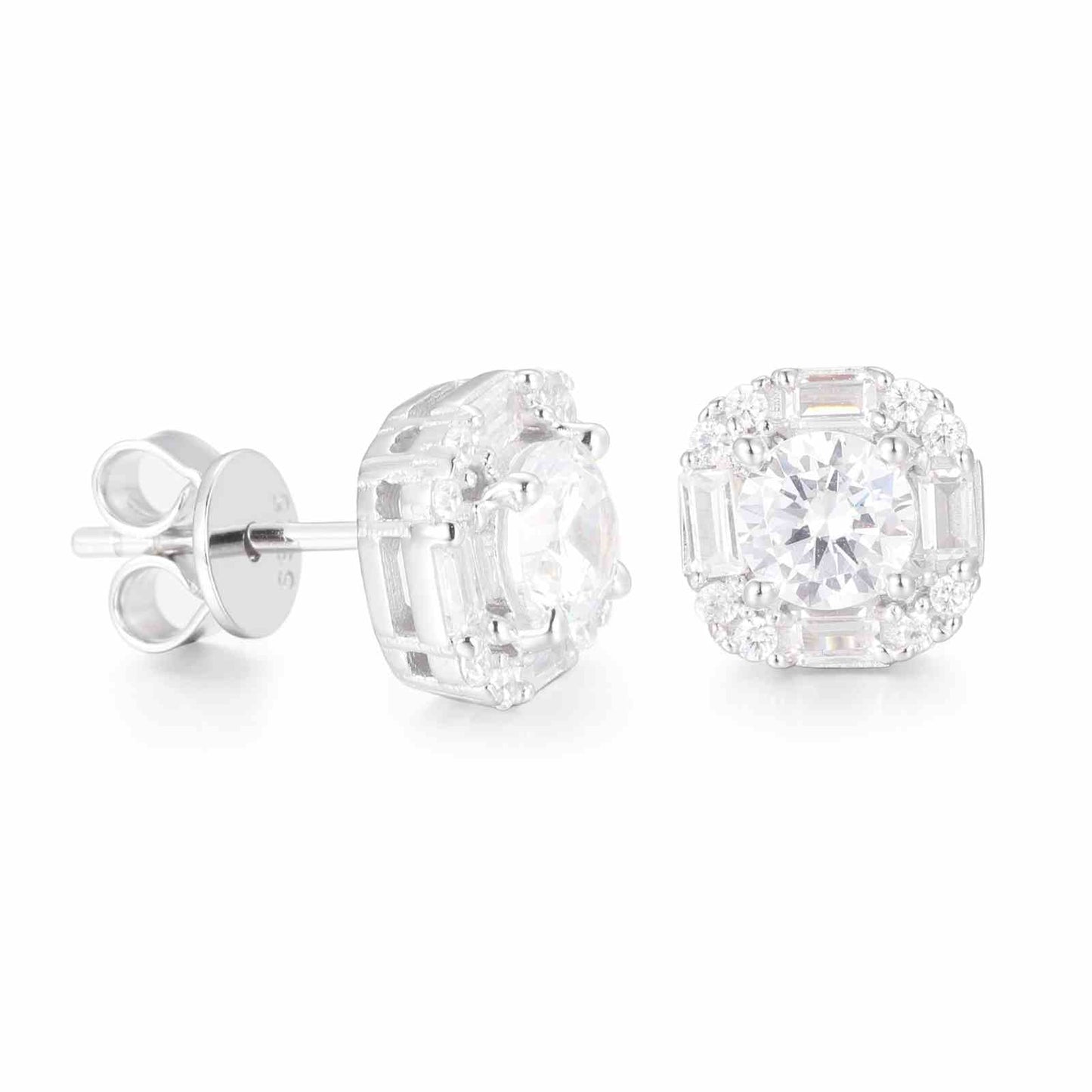 lab diamond studs

