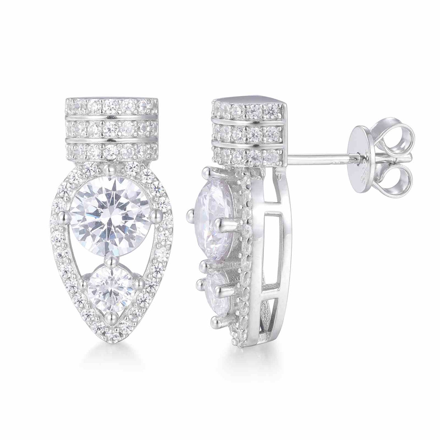 moissanite gold earrings



