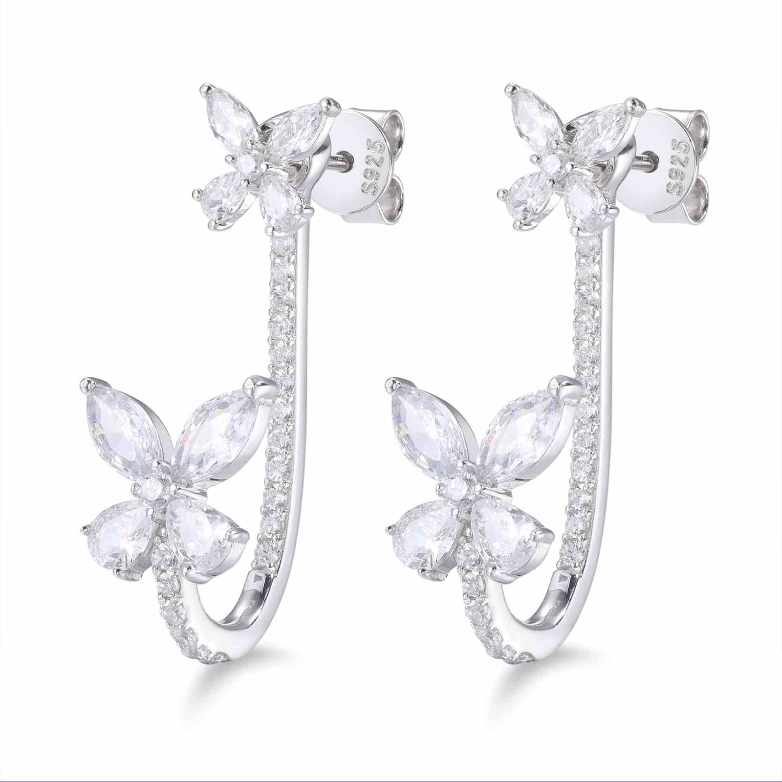 moissanite stud earrings
