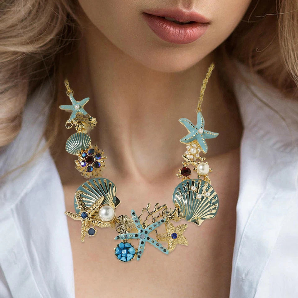 Shell & Pearl Necklace