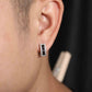 white gold hoop earrings